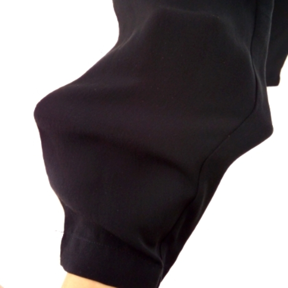 $235 NWT Theory Jesha 100% Silk Tuxedo Sheer Skinny Leg Drawstring Ankle Pants S - Picture 12 of 12